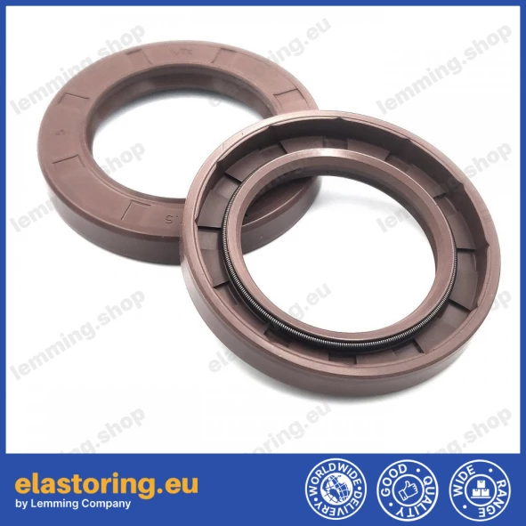 Pressure oil seal 33x50x7/7,5 N1T01 FPM [BABSL]